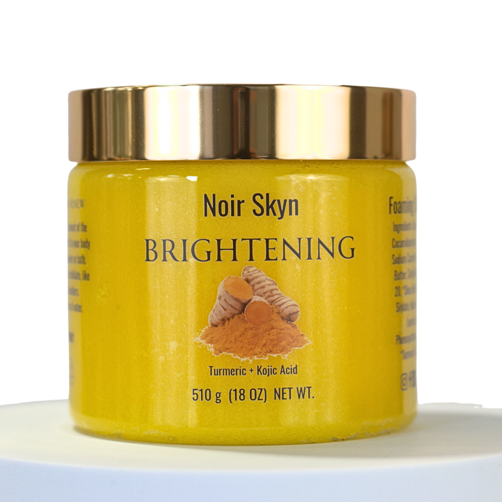 Brightening Foaming Sugar Scrub with Turmeric & Kojic Acid